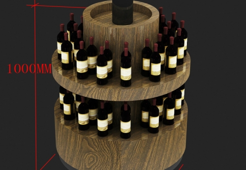 酒柜定做木质复古红酒柜定制方案