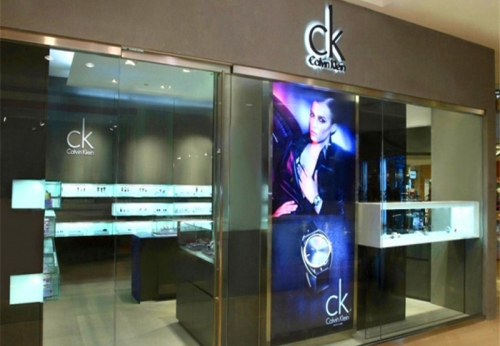 顶级CK国际风格设计手表展柜陈列设计效果图