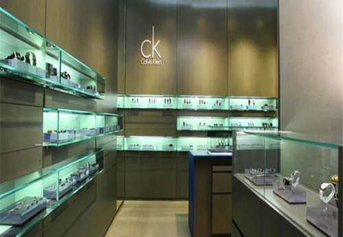 顶级CK国际风格设计手表展柜陈列设计效果图