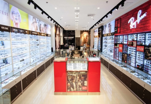 shop display retail optical store design
