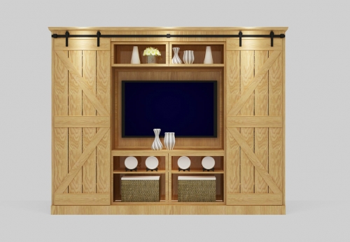 木制电视柜设计木制电视橱窗展柜
