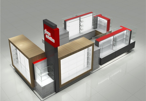 shopping mall phone accessories case kiosk