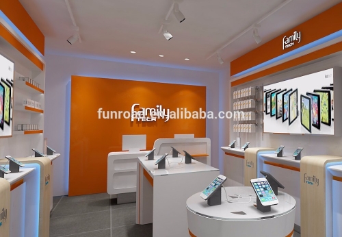 Cell phone store fixtures display for mobile store design